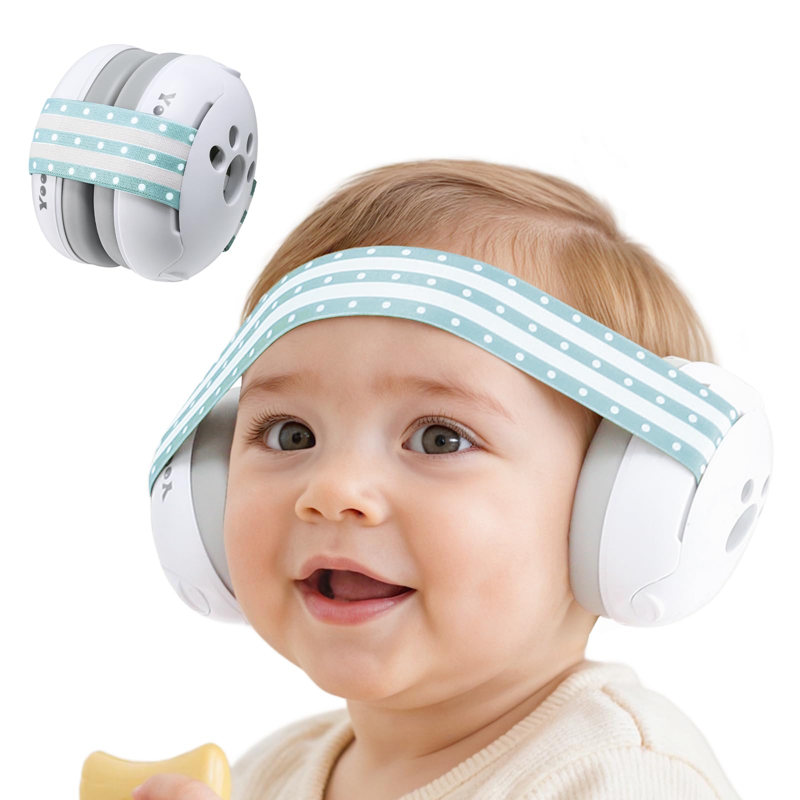 Yoofoss Baby Ear Muffs Noise Protection for Infants Up to 36 Months - Noise Cancelling Headphones for Ear Protection