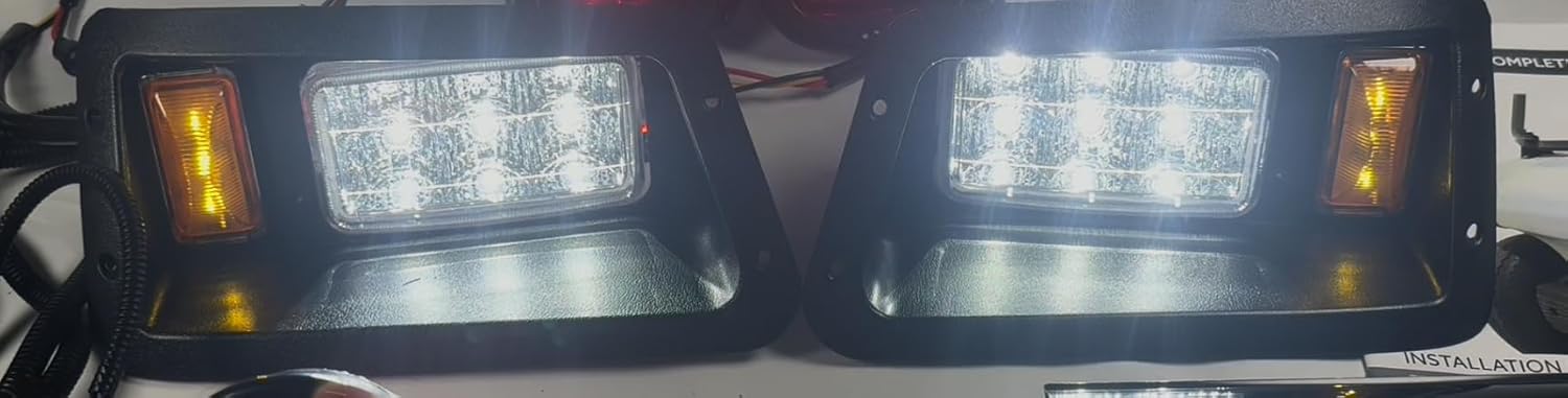 Golf Cart LED Headlight compatible with Yamaha G14, G16, G19, G22 Golf Cart LED light