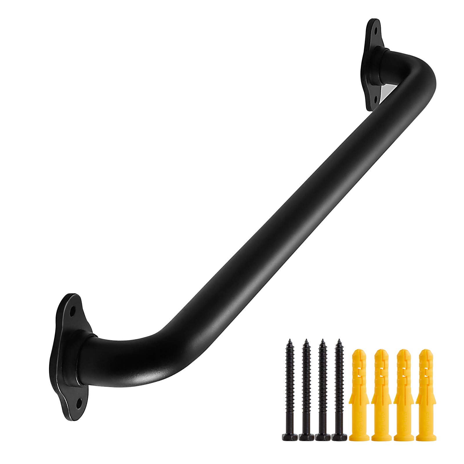 Buy Purife 24 Inch NoSlip Black Industrial Stair Railing Staircase