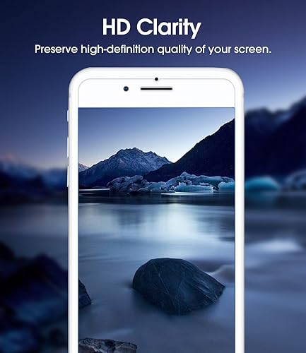 Miniatura 5 de amFilm Protector de pantalla para Apple iPhone SE 2 (2020 2nd)/SE 3 (2022 3rd), iPhone 8,7, 6S y 6 HD transparente, película flexible, compatible