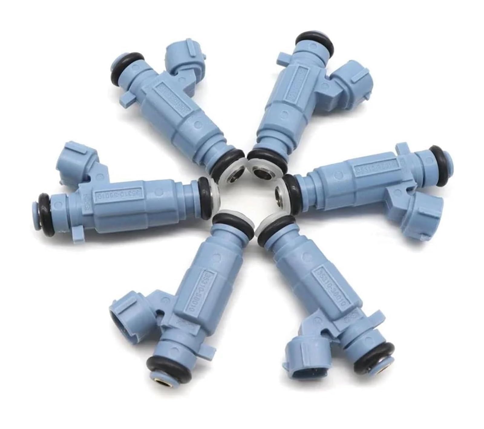 Kkiudvc 6Pcs Car Fuel Injector For Hyundai For Optima For Santa Fe For Xg350 2.4L 3.5L Auto Parts Supply Car Fuel Injector Nozzle 35310-38010(6Pcs)