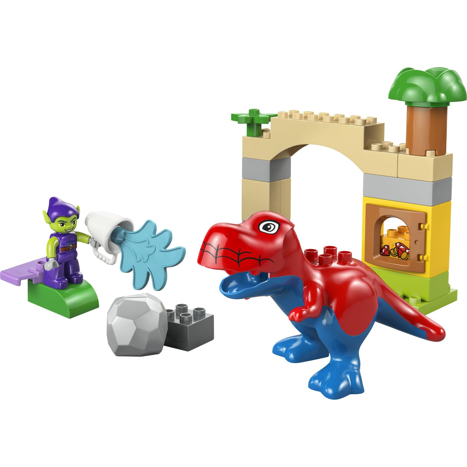 LEGO DUPLO Marvel Dinozor Spidey-Rex, Yeşil Goblin’e Karşı 10463