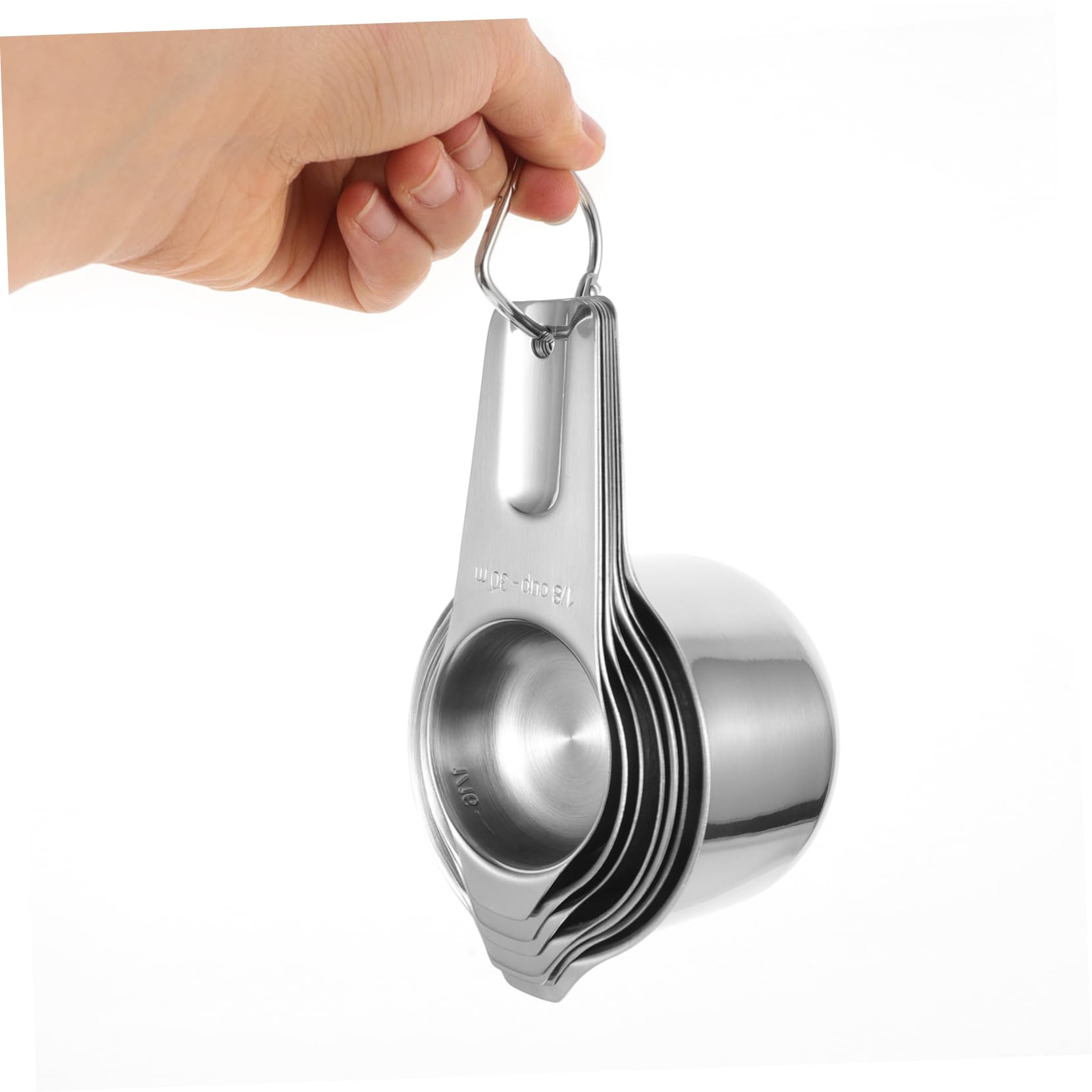 Zerodeko Tazas Medidoras De Acero Inoxidable Con Taza Medidora De Cocina Suministros Para Repostería De Cocina