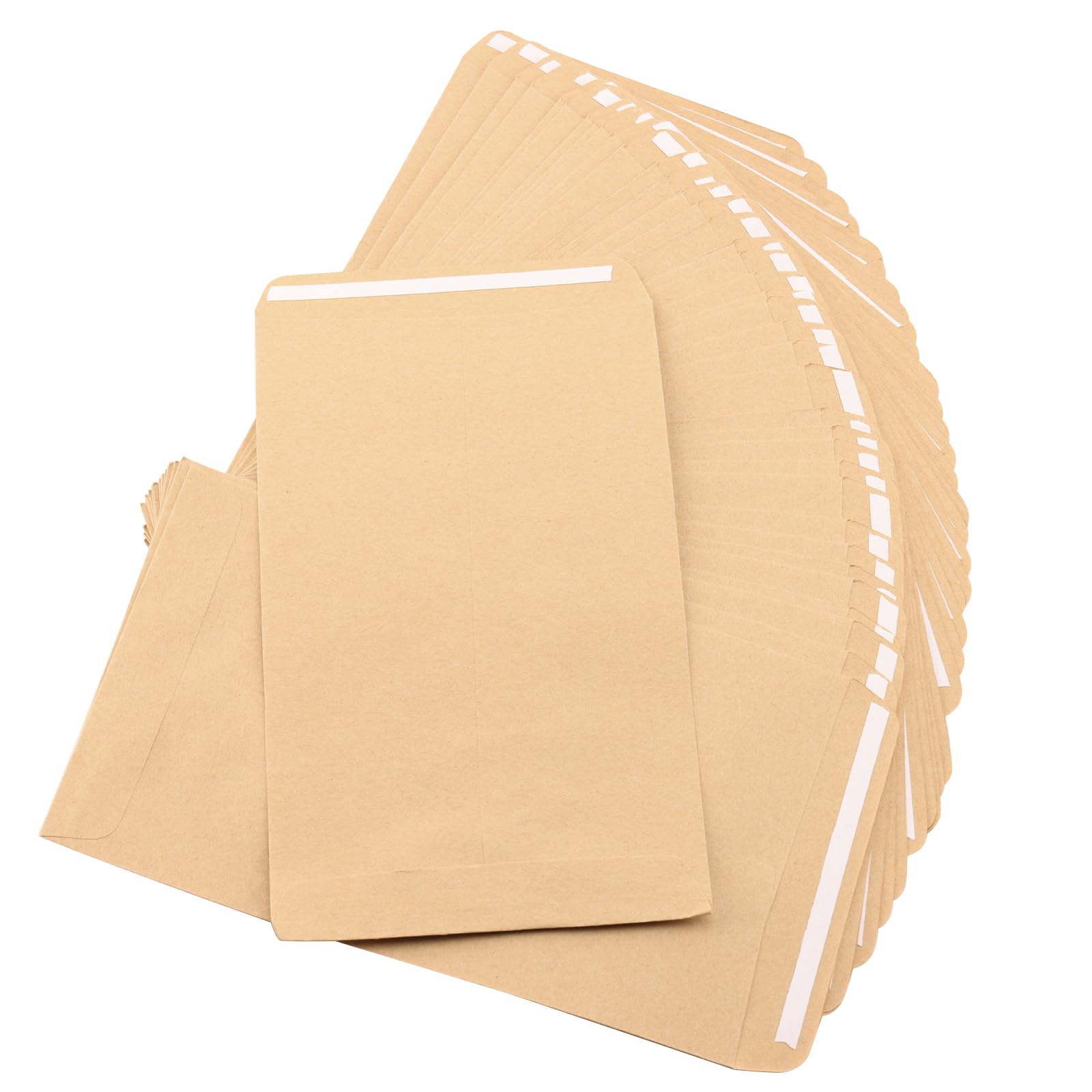 Buste Marroni Piccole Autoadesive Carta Kraft 16x11 cm 200 Pezzi