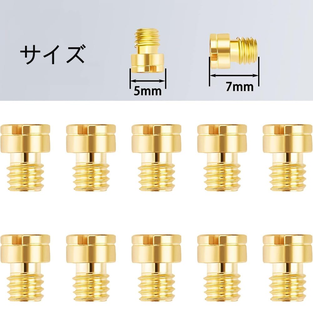 Amazon.co.jp: ZNUJS(さちえ) メインジェット バイク用 10個