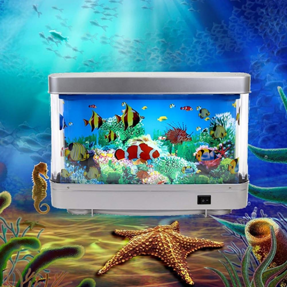 Lampada a LED per acquario luce notturna decorativa pesci ornamentali