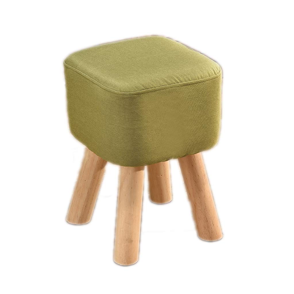 Asiento cómodo acolchado verde para calzarse sin dolores en el hogar