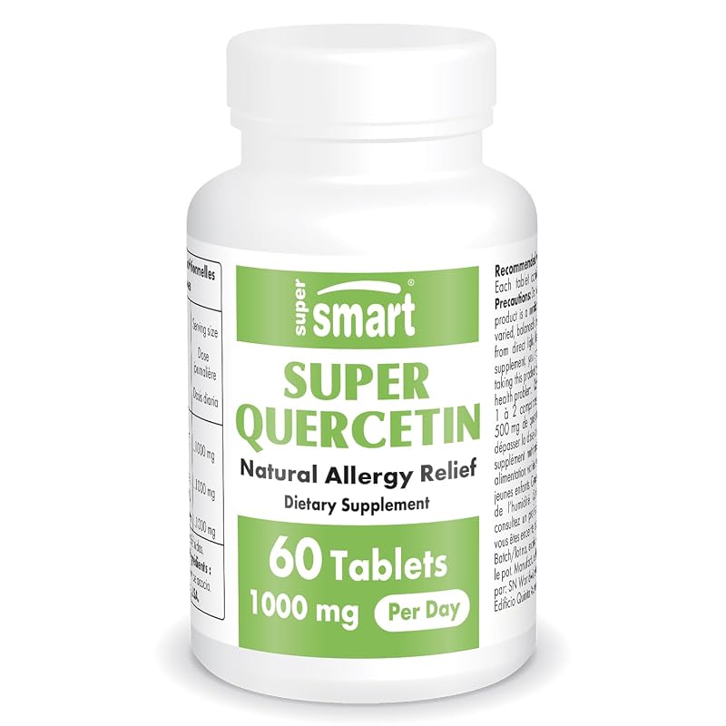 Supersmart - Suplemento de quercetina QU995 500 mg - 60 comprimidos