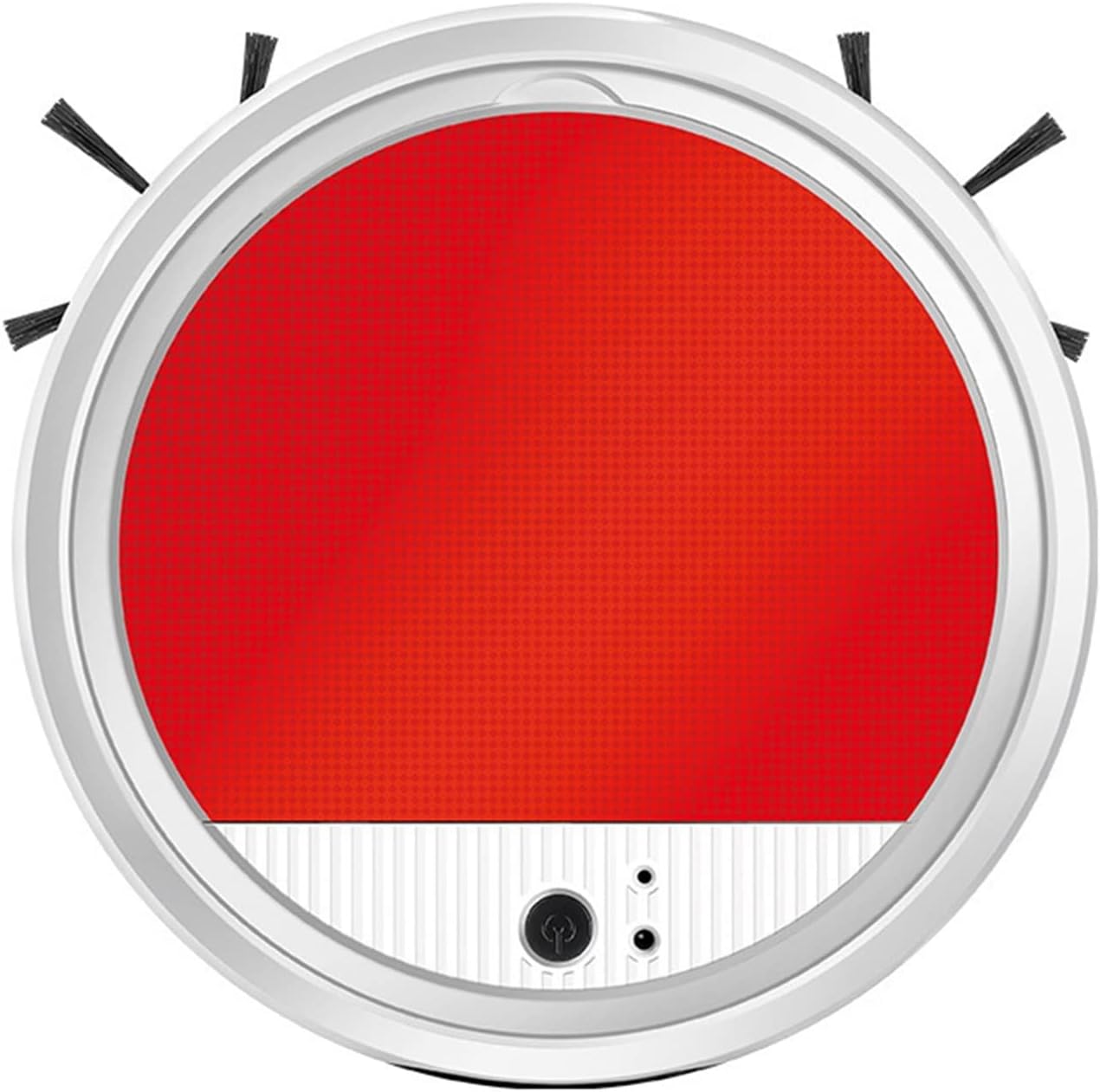Robot mop Household Appliances Robot Vacuum Cleaning Appliances Sweeping Dry Wet Cleaning Machine Charging Intelligent Vacuum Cleaner (Color : White-red)