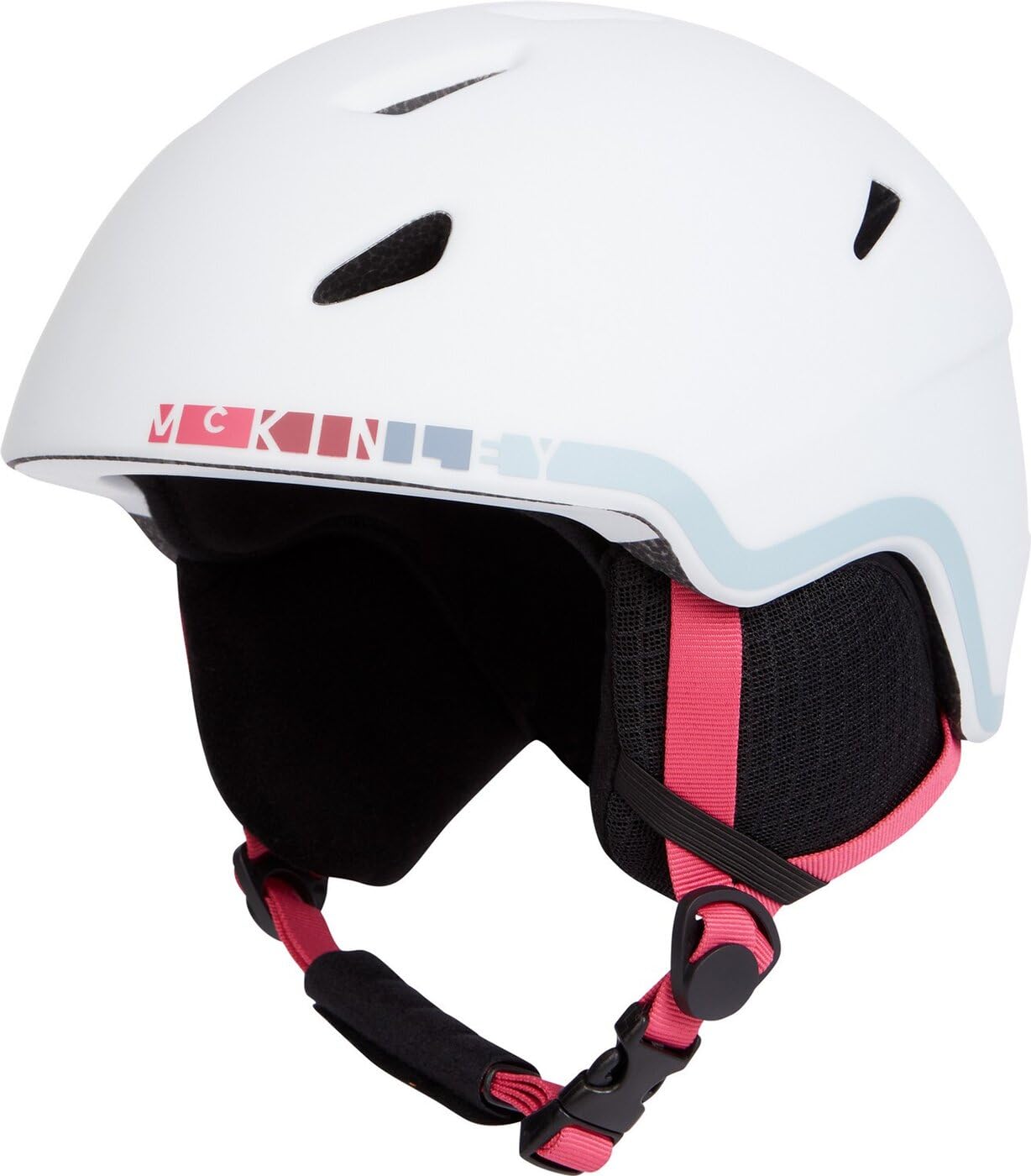 Mckinley Dzieci Pulse HS-016 Kask narciarski White/Blue Ice/Rose S