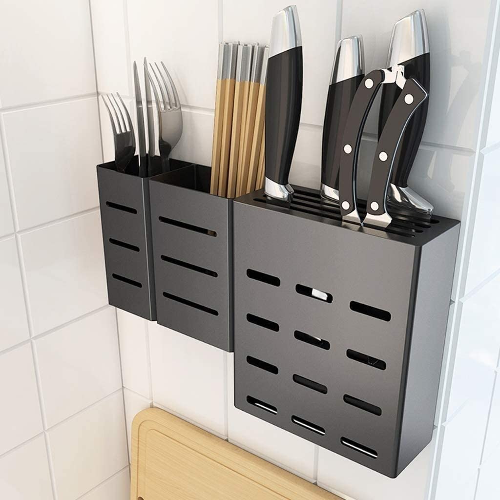Stojak Kuchenny na Noże Bez Noży, Uchwyt Na Nóż Do Zawieszenia Ścianie Stojak Ze Stali Nierdzewnej Narzędzia Kuchenne Knife Block