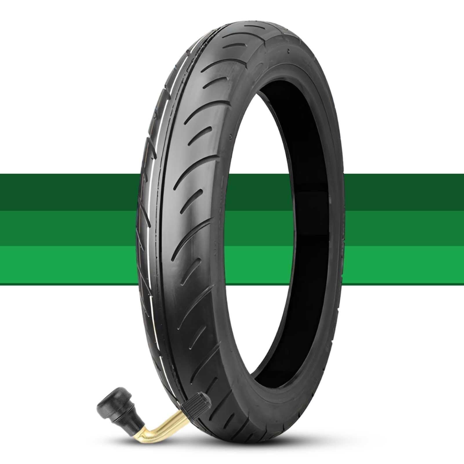 80/100-17 Opona Motocyklowa Bezdętkowa z Niskim Oporem Toczenia 80/100/17 4 P.R. Indeks Obciążenia 46P i 80 100 17 Wytrzymała Opona z Przyczepnością na Koła Przednie i Tylne