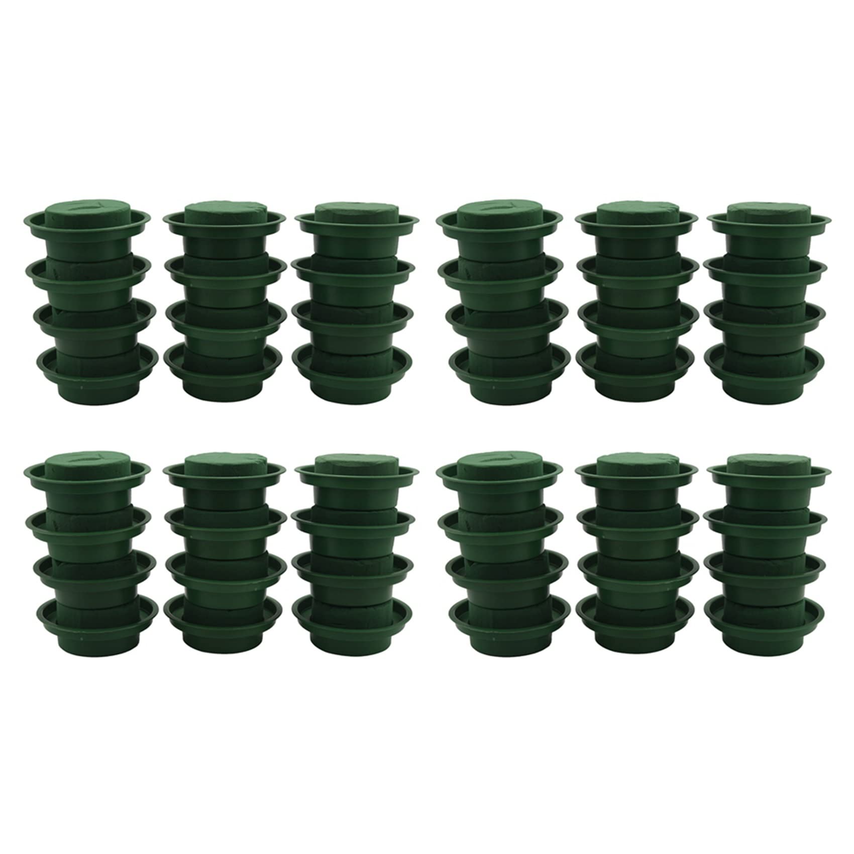 Mousse humide floral avec bol pour kit d'arrangement de fleurs bricolage 48 pcs