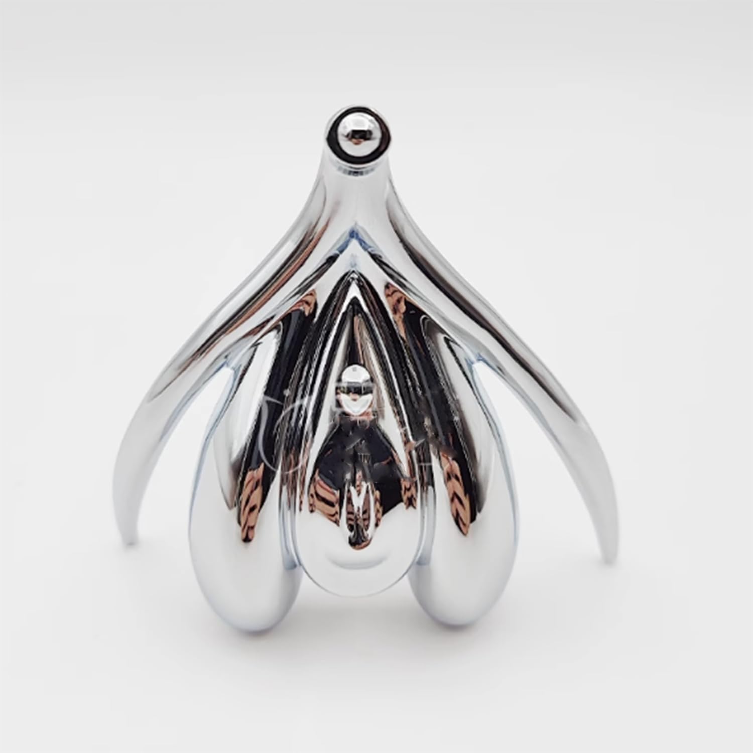 SENJINGHUA Medical Gift, Gynecological Manikin Model, Female Genitals Anatomy Model, Female Clitoris Anatomical Model, Premium Clitoris 3D for Educational Purposes, for Learning and Therapy.(Silver)