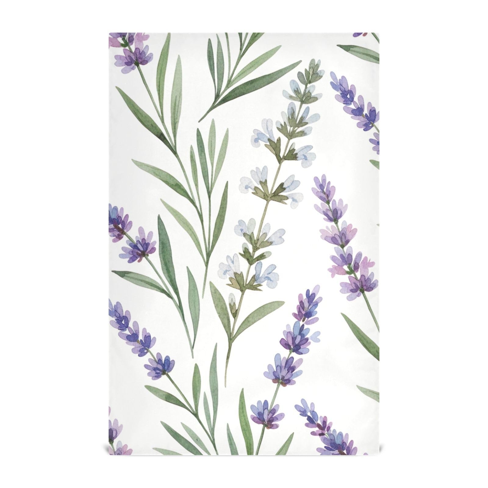 Ensemble de chiffons aquarelle lavande sauge GAIREG grand format absorbant