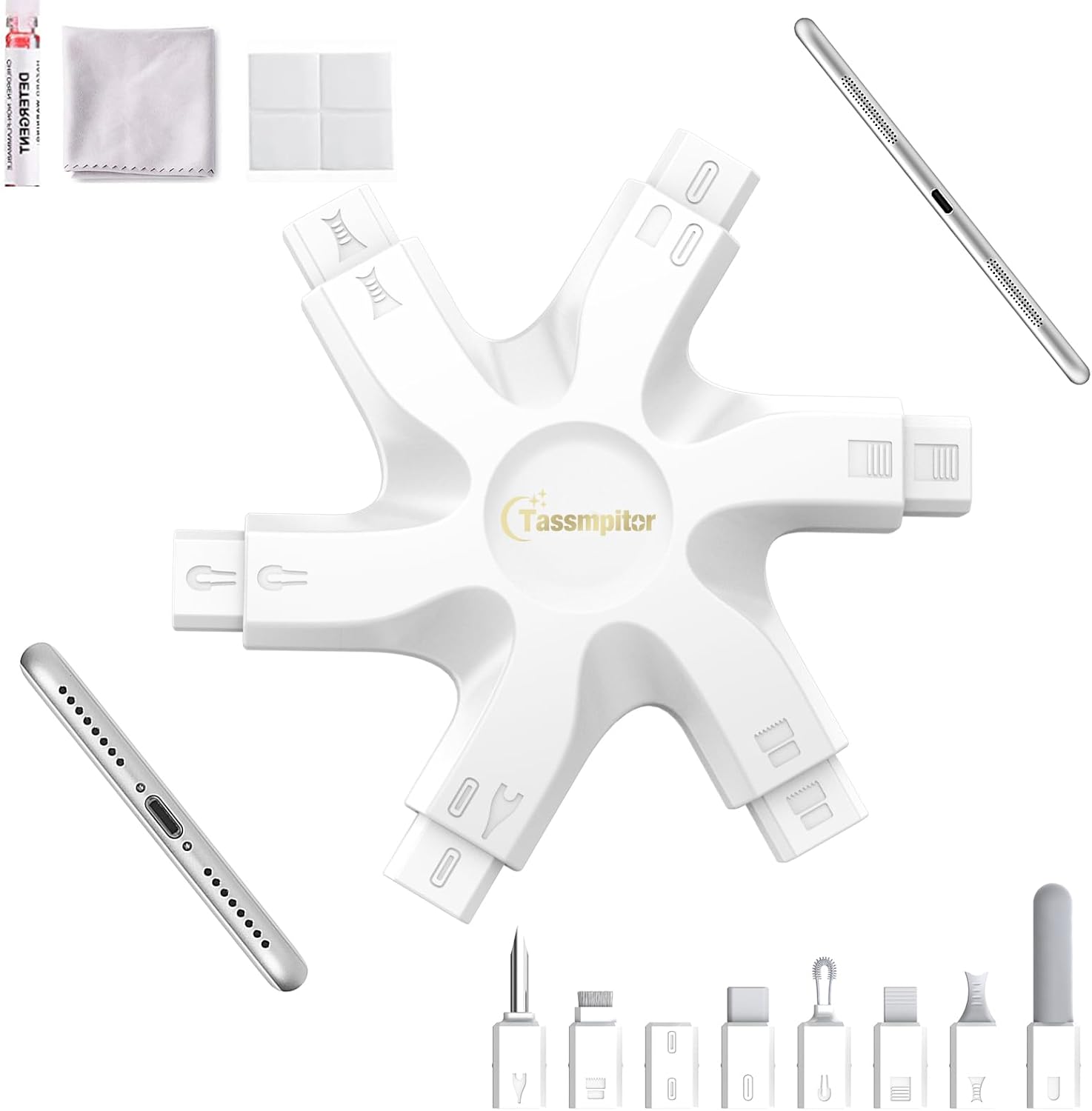 for iPhone Cleaning Kit Port Cleaner, Repair and Restore Tool for iPad Pro Watch Cell Phone Charging Port, Lightning Charger Cables Speaker Airpod Cleaning Putty Dust for All Devices for iPhone Cleaning Kit Port Cleaner, Repair and Restore Tool for iPad Pro Watch Cell Phone Charging Port, Lightning Charger Cables Speaker Airpod Cleaning Putty Dust for All Devices