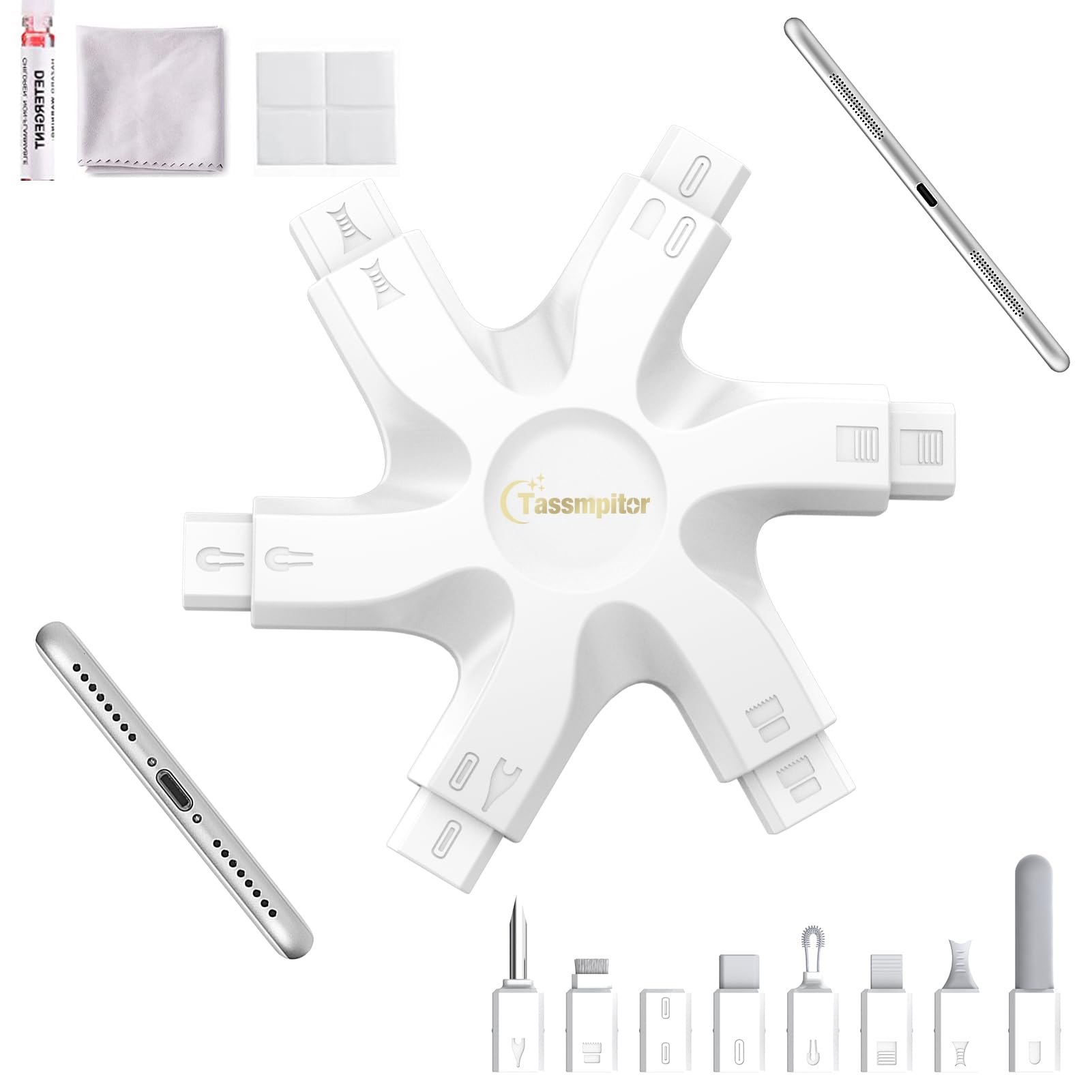 Amazon.com: Tassmpitor for iPhone Cleaning Kit Port Cleaner
