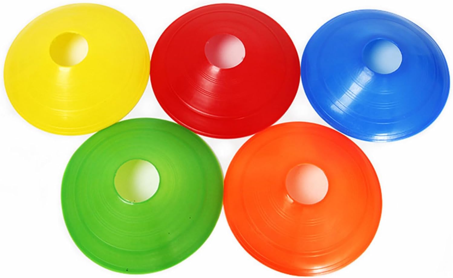 50Pcs Soccer Disc Cones Training Sports Cone Agility Soccer Cones with Carry Bag and Holder for Sports Field Cone Marker