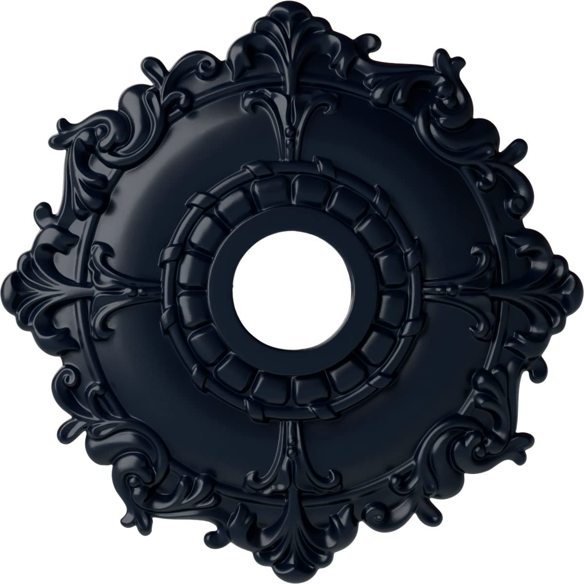 18"OD x 3 1/2"ID x 1 1/2"P Riley Ceiling Medallion (Fits Canopies up to 4 5/8") — Amazon image 30