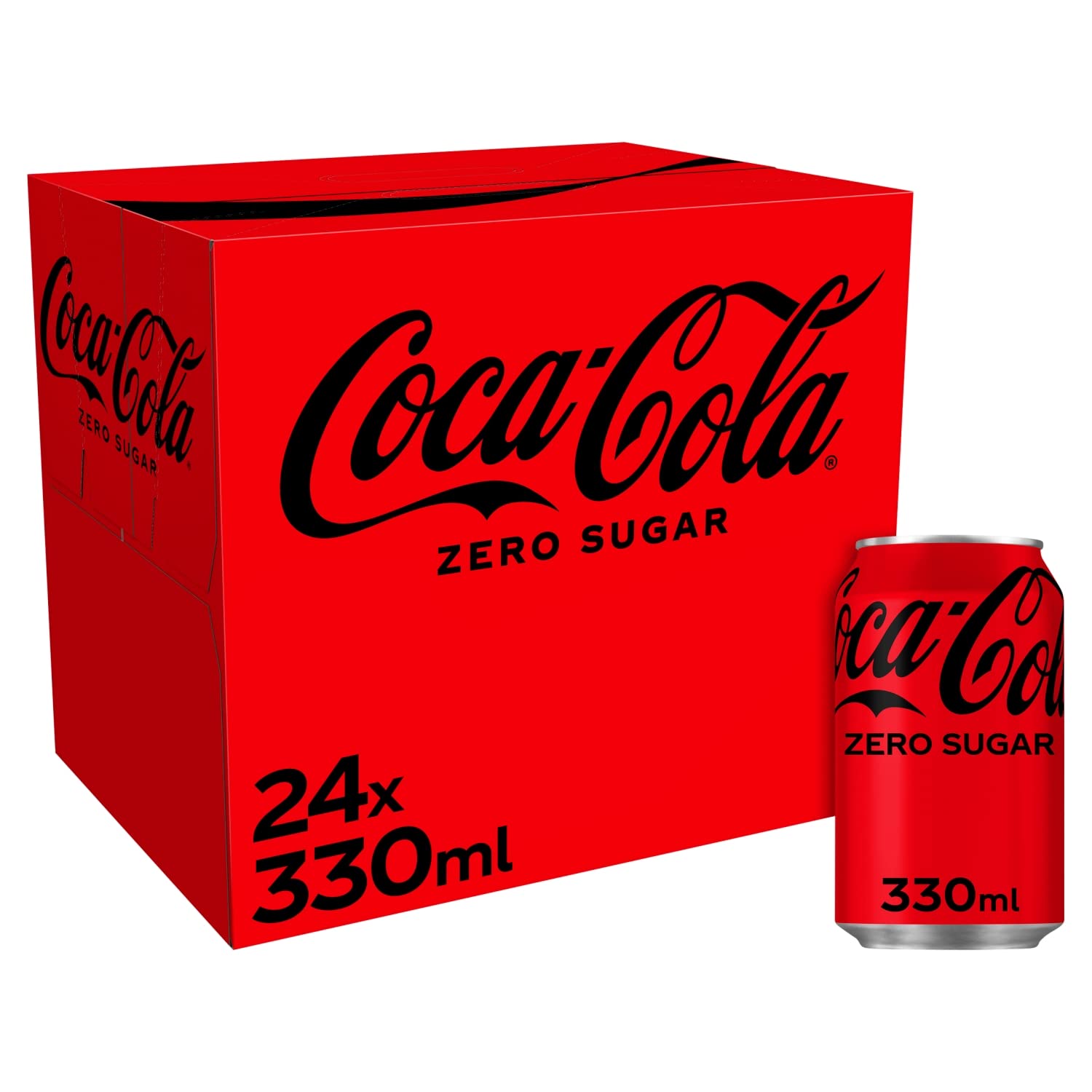 Alhambra Reserva 1925, Edición Especial, Cerveza Dorada Lager, Pack de 24 Botellas x 33 cl & Coca-Cola Zero Azúcar - Refresco de cola sin azúcar, sin calorías - Pack 24 latas 330 ml