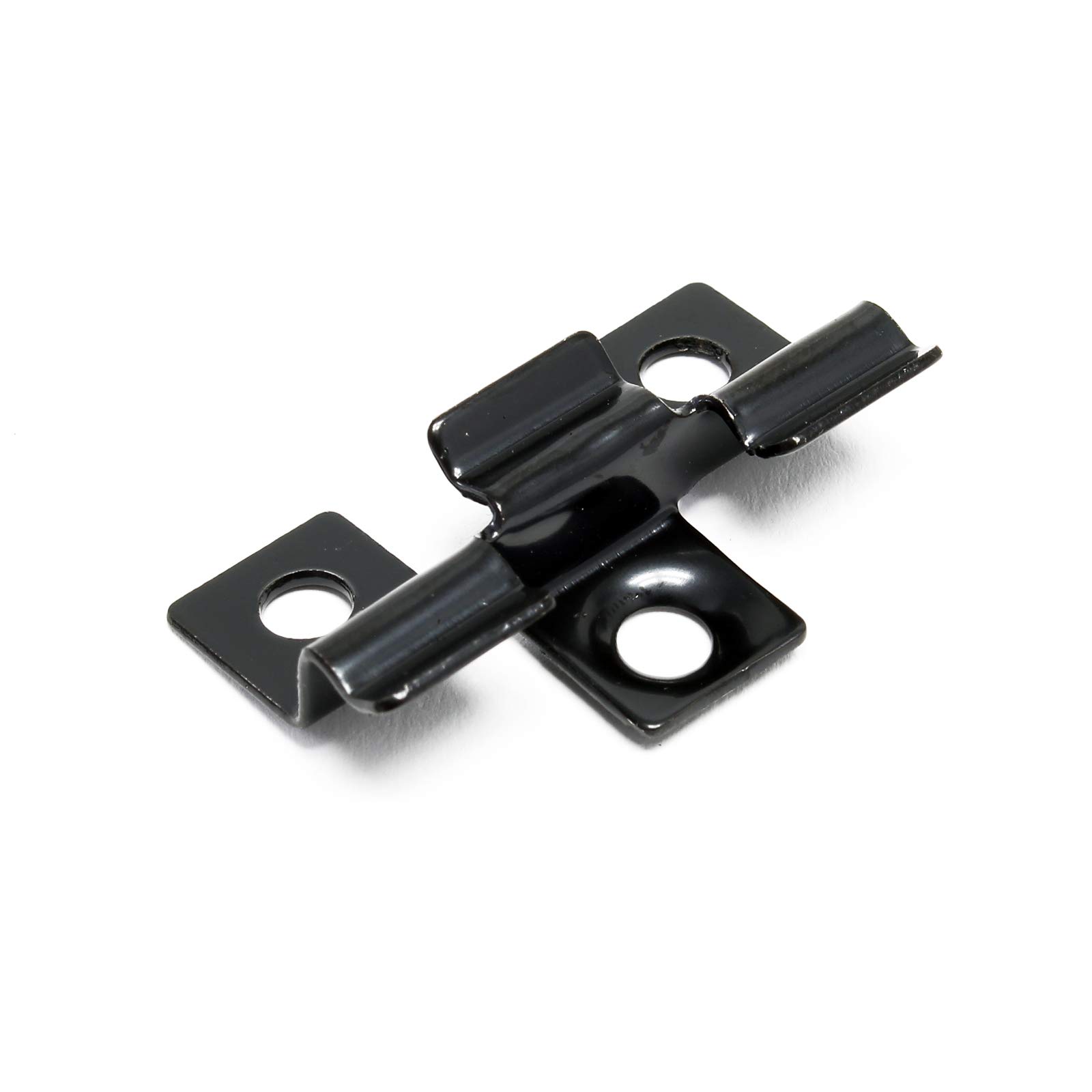 Wiltec Clip di fissaggio per listoni da pavimento esterno Decking Acciaio inox 6 mm 50 pezzi Nere