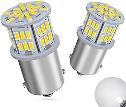 S25 LED Single White G18 BA15s P21W 54 Rows 3014 SMD Truck Dump Bus Large Vehicle Bulb Back Lamp Side Marker Ball License Plate Door Lamp Fog Light etc