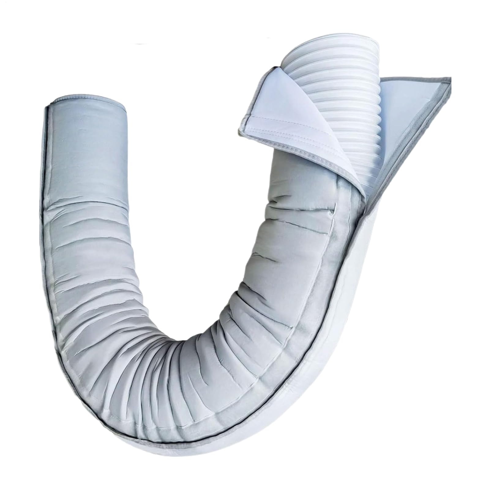 Tragbare AC Schlauchhülle Für 15/12.7cm Rohre - Flexible Isolierhülle Mit Staubschutz Für Wandventile/Dächer - Schnellinstalliert Ohne Werkzeuge (320g Polyester)