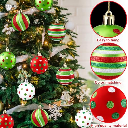 Boules de Noël scintillantes pour décoration de maison et fêtes - 3