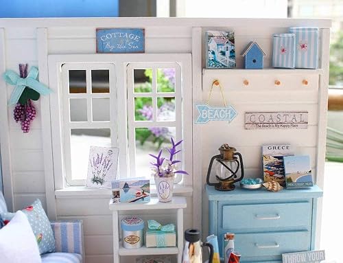 Miniatura 5 de Danni Muebles DIY Casa de muñecas de madera Miniatura Casa de muñecas Muebles Kit Puzzle hecho a mano Dollhouse Juguetes para niños regalos