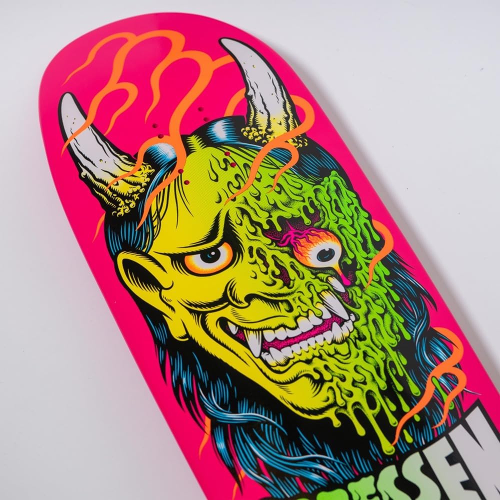 SANTA CRUZ Dressen Hannya Mask Pro Shaped 9.30in x 32.36in Skateboard Decks