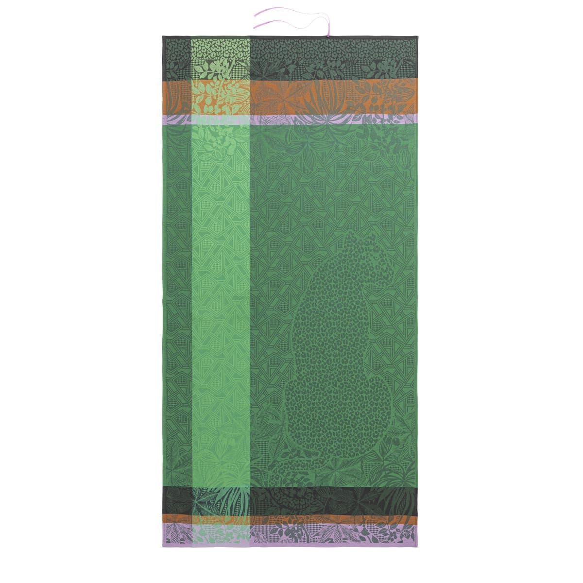 LE JACQUARD FRANÇAIS Carioca Selva Serviette de plage en coton 100 x 200 cm