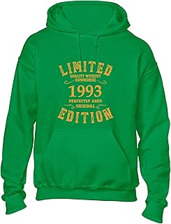 Crown Designs Limited Edition 1993 Cool Premium Quality Unisex Hoodies for Men, Women and Teens