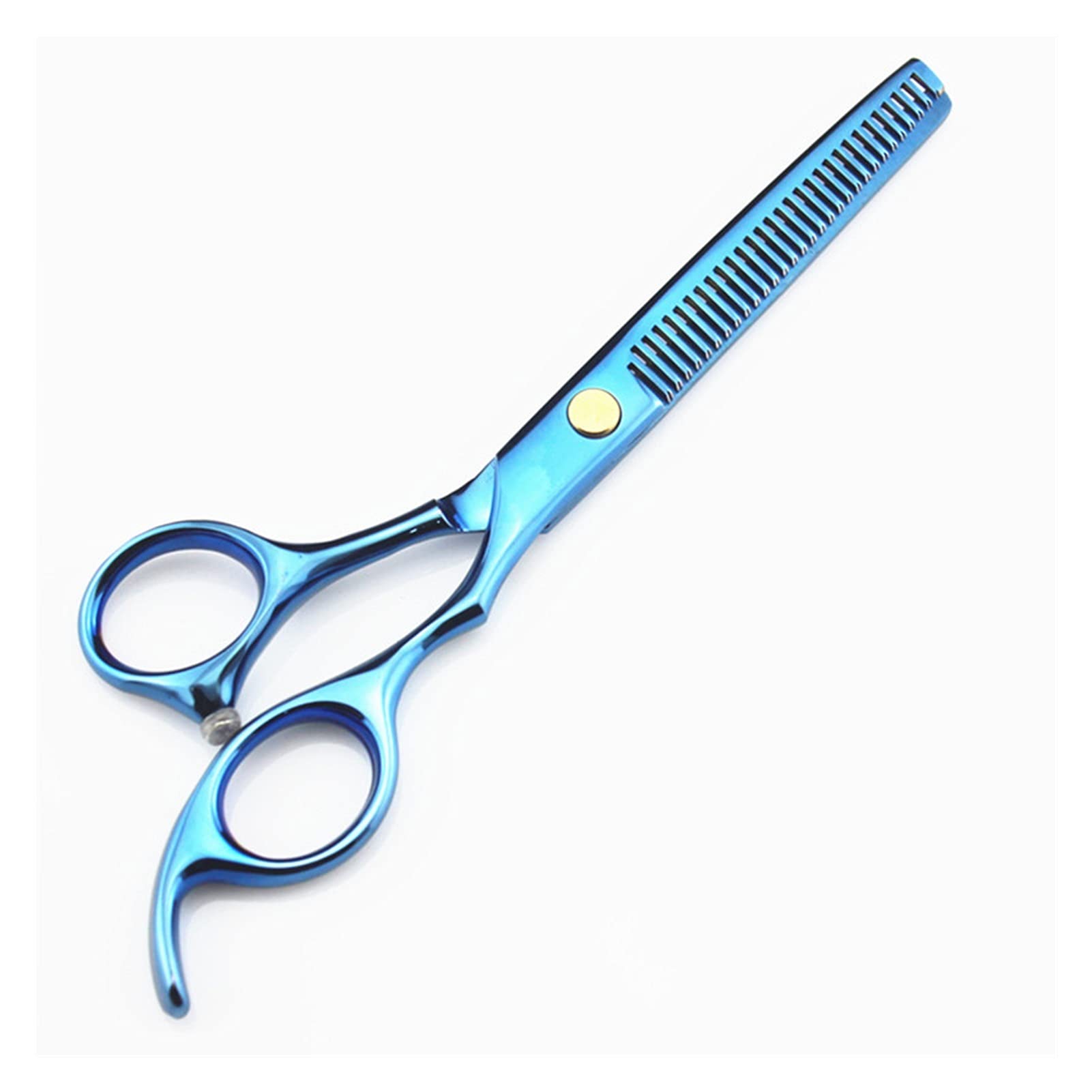 6 Inch Hair Cutting Scissors, Hair Thinning Scissors, Flat Scissors, Stylist Scissors, Hairdressing Scissors Hair Cutting Shears (Color : Goud) (geel B)