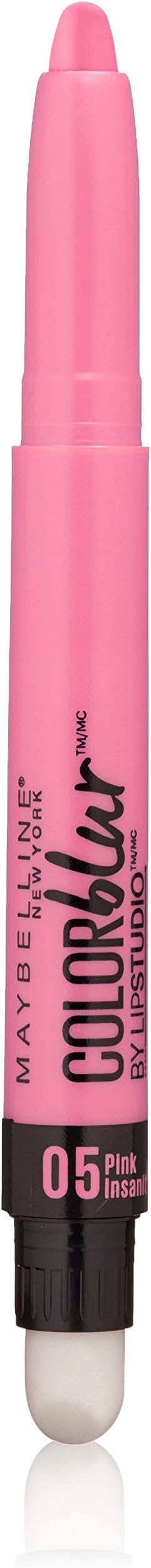 Maybelline New York Lip Studio COLORblur Matte Lipstick Pencil & Smudger, Pink Insanity, 0.04 oz.
