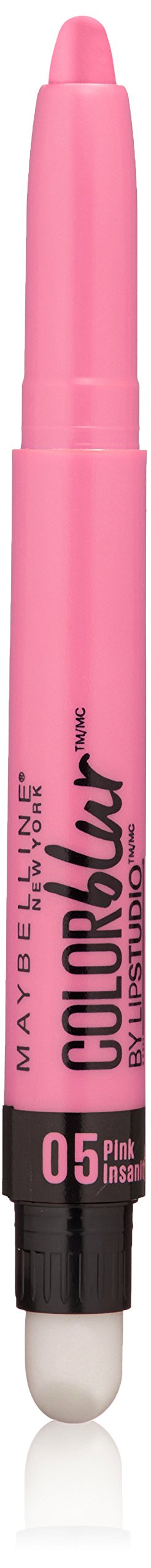 Maybelline New York Lip Studio COLORblur Matte Lipstick Pencil & Smudger, Pink Insanity, 0.04 oz.