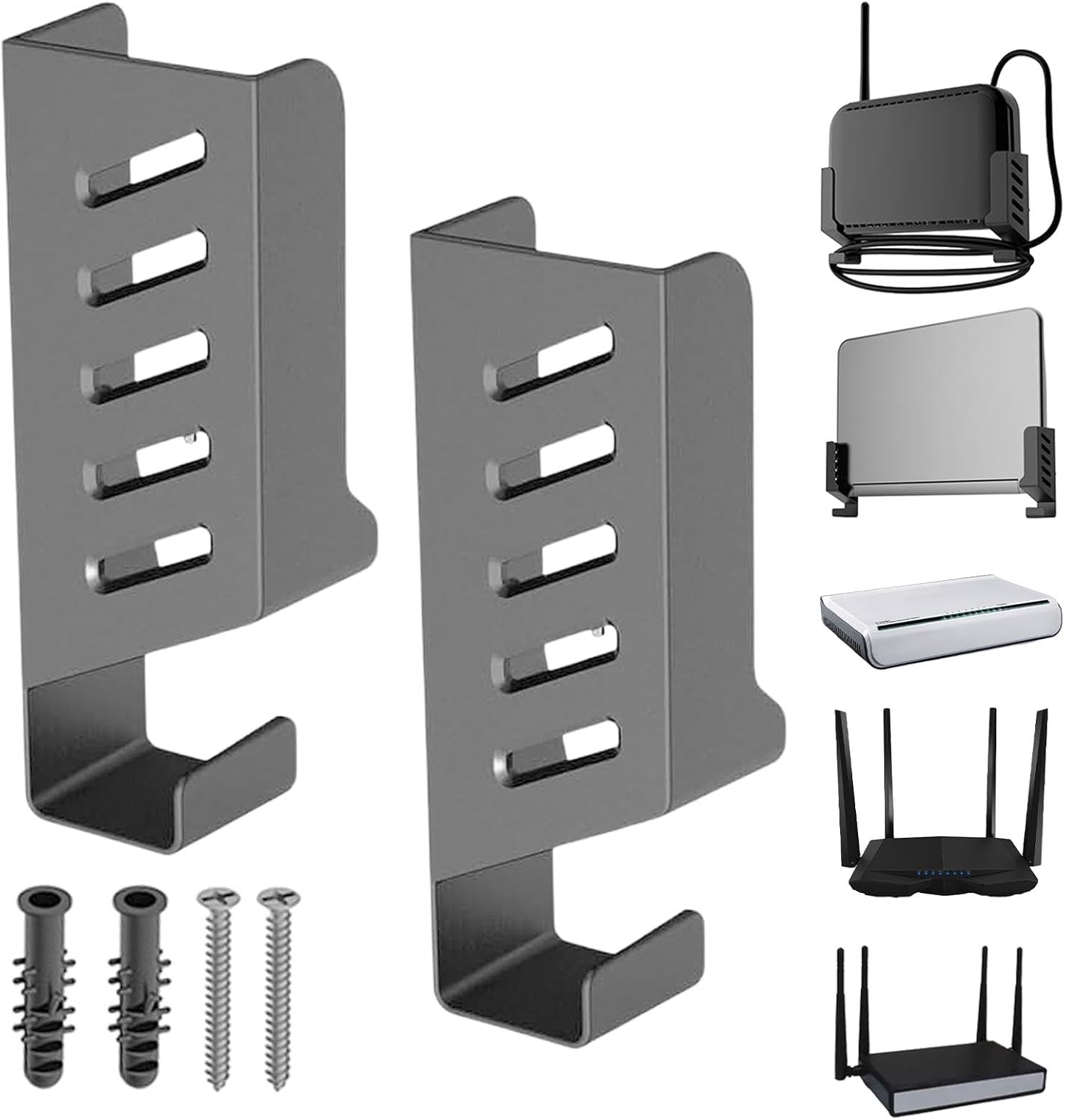 OTAIVE Universal Wall Mount for Routers/TV Switches/Modems