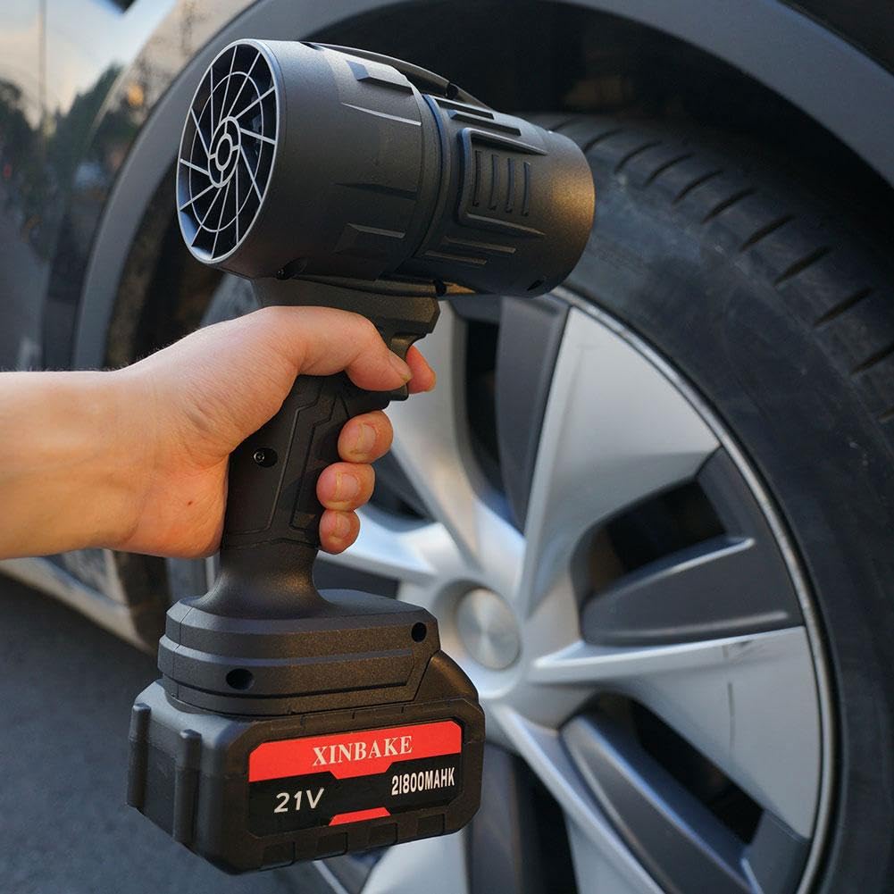 Souffleur Turbo Automobile Sans Fil 150000 TR/Min - Dépoussiéreur Air Puissant Pour Voiture Et Camping