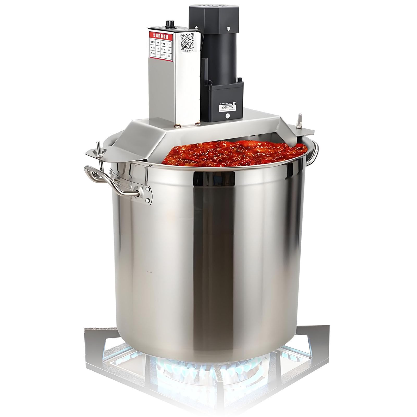 SHENGSHIYU Automatic Pot Mixer Auto-Stirrer for Cooking,40L/80L Self Stirring Kitchen Gadget with Adjustable speeds for Hot Pan,Saucepan,Food Tool Pot Accessories,Easy to Use 40L