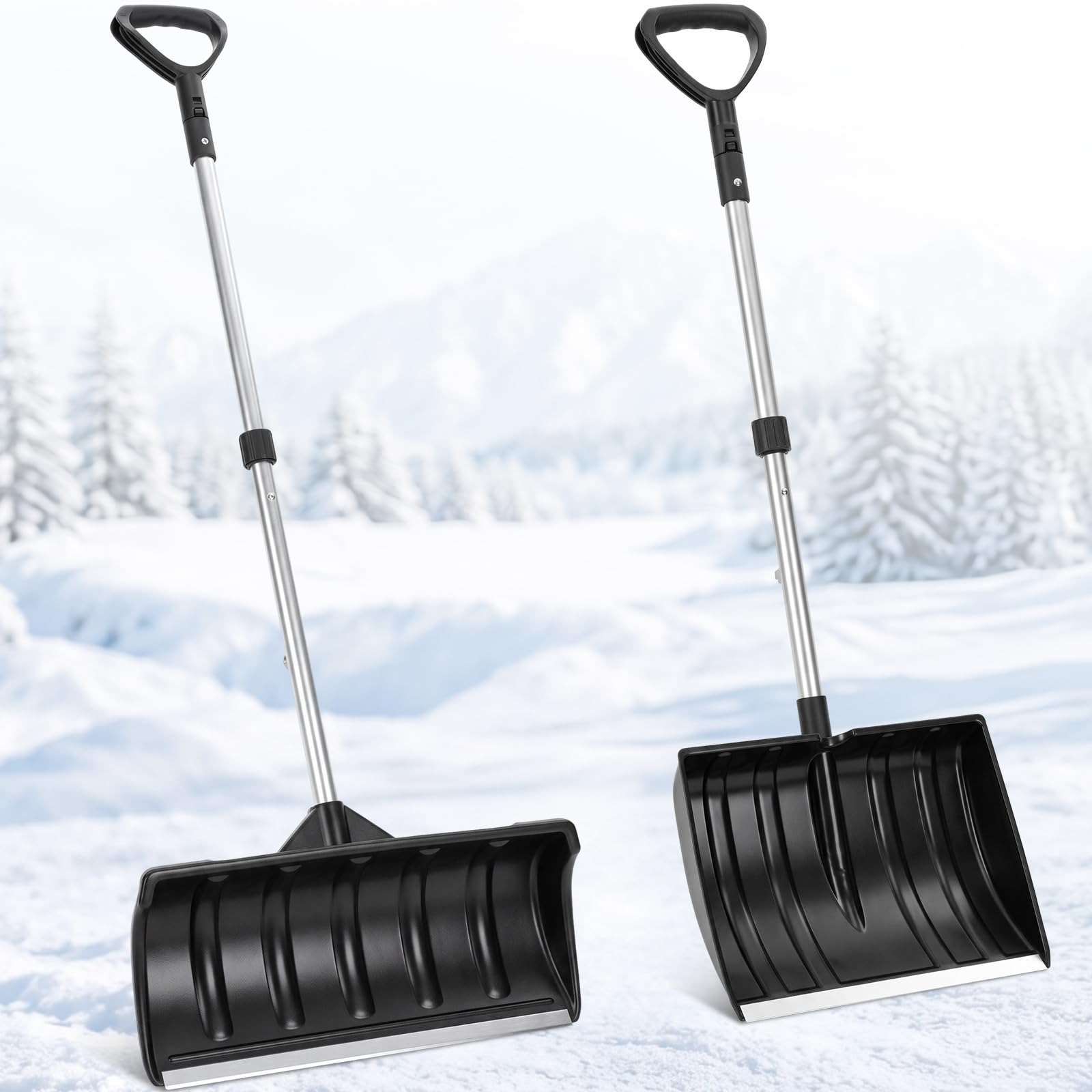 Set di pala da neve e paletta da neve, larghezza 56 cm