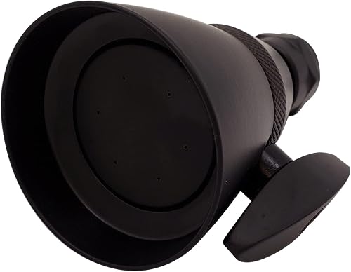 Westbrass R306-12 Chatham Style - Cabezal de ducha ajustable de latón de 2-14 pulgadas, 6 chorros, bronce aceitado