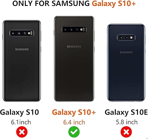 Miniatura 2 de YmhxcY Funda S10 Plus con película de TPU flexible autorreparable (paquete de 2) y película protectora de pantalla para lente de cámara 2 unidades,