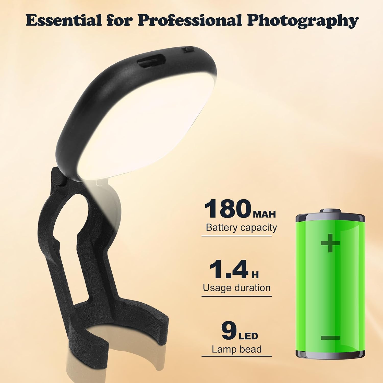 LED Video Osmo 3 Light High Brightness Soft Multi Mode Color Temperature Adjustment Portable Vlog Selfie with Bracket