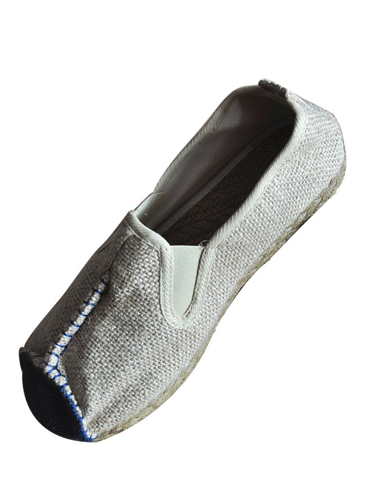 Youlee Women's Linen Embroidered Shoes Couple Shoes