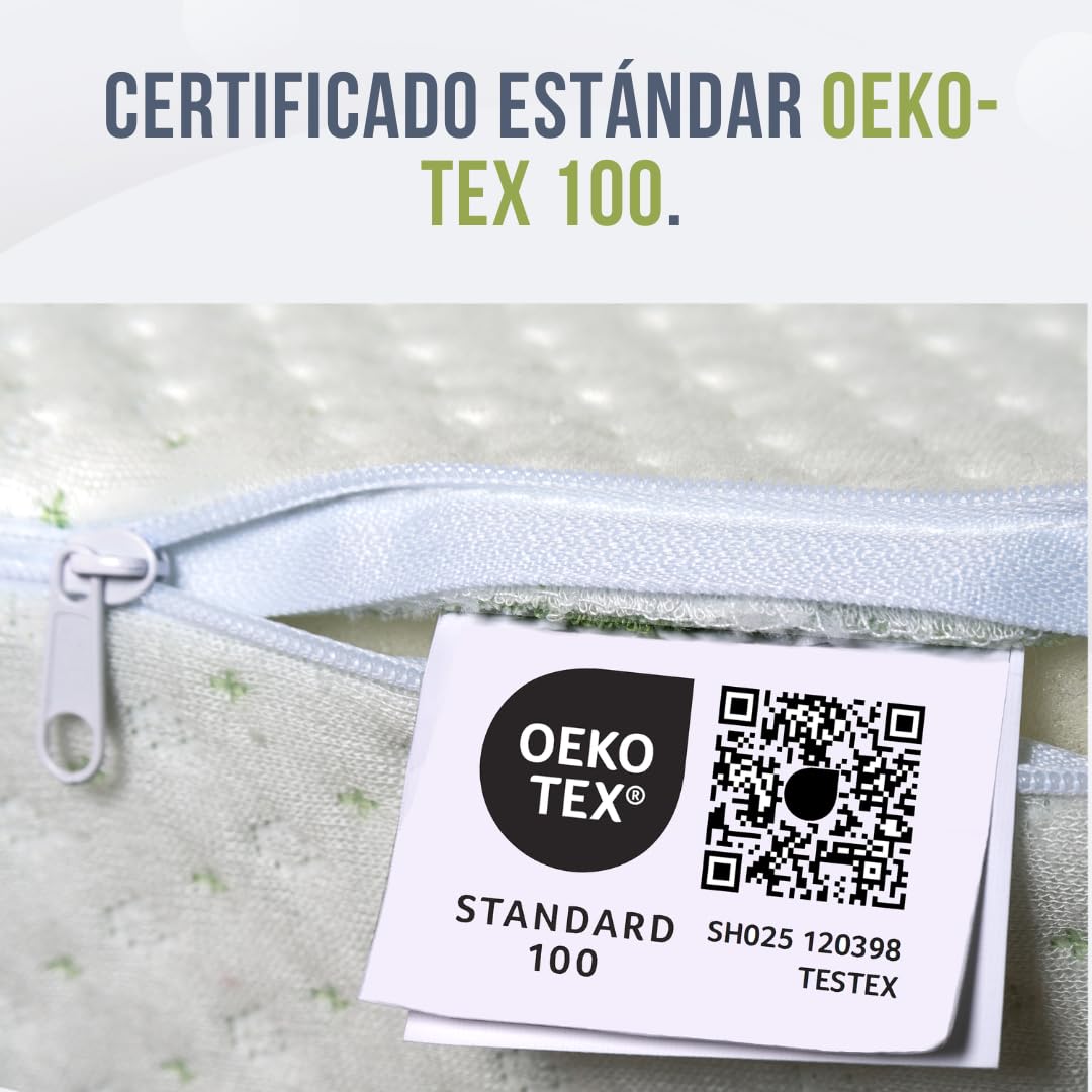GOYSILA Colchón Minicuna Colecho 50x83 cm para Chicco Next2Me Antiasfixia Transpirable - Compatible con Kinderkraft Jane Calidoo y Bebeconfort - Fibra de Bambú Hipoalergénico Certificado Oeko-Tex