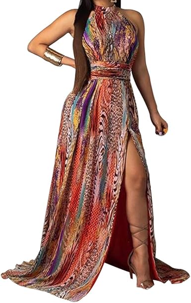 backless maxi dress casual