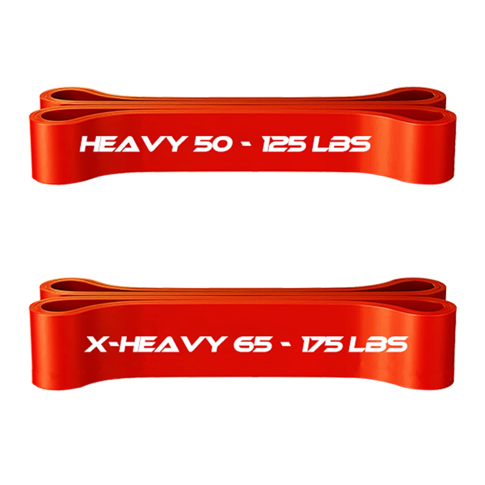 DASKING Natural Latex Resistance Bands Heavy Duty Workout Exercise Stretch Fitness Bands for Body Stretching, Pull Up Assist Band, Resistance Training (Style 2)