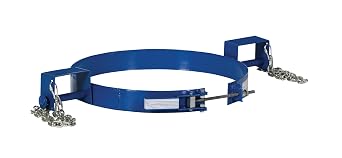 Vestil TDR-55 Steel Tilting Drum Ring, Painted Carbon Steel, 1200 lbs Capacity