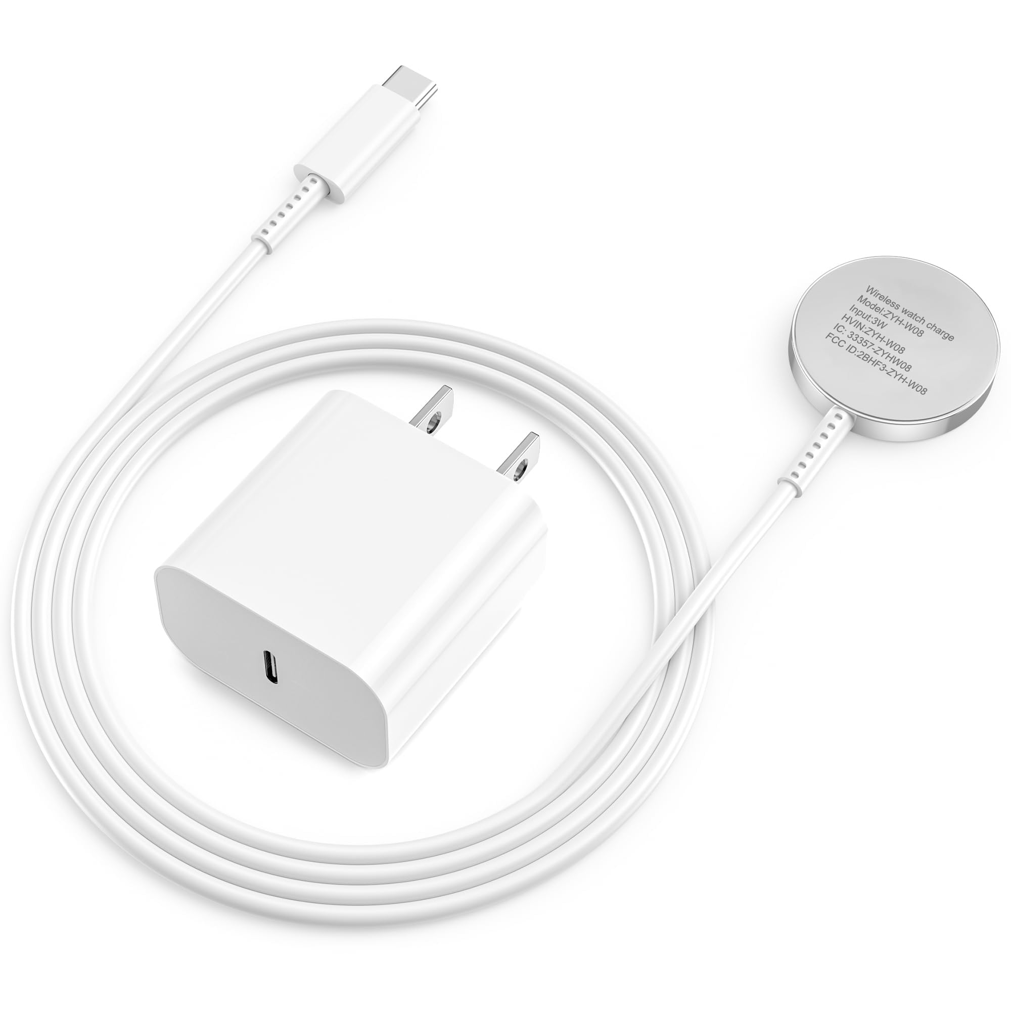 Apple Watch Fast Smart iWatch, caricabatterie magnetico da 9 m, con caricatore da parete USB C, per Ultra2/Ultra/Series 9/8/7/SE/6/5/4/3/2/1