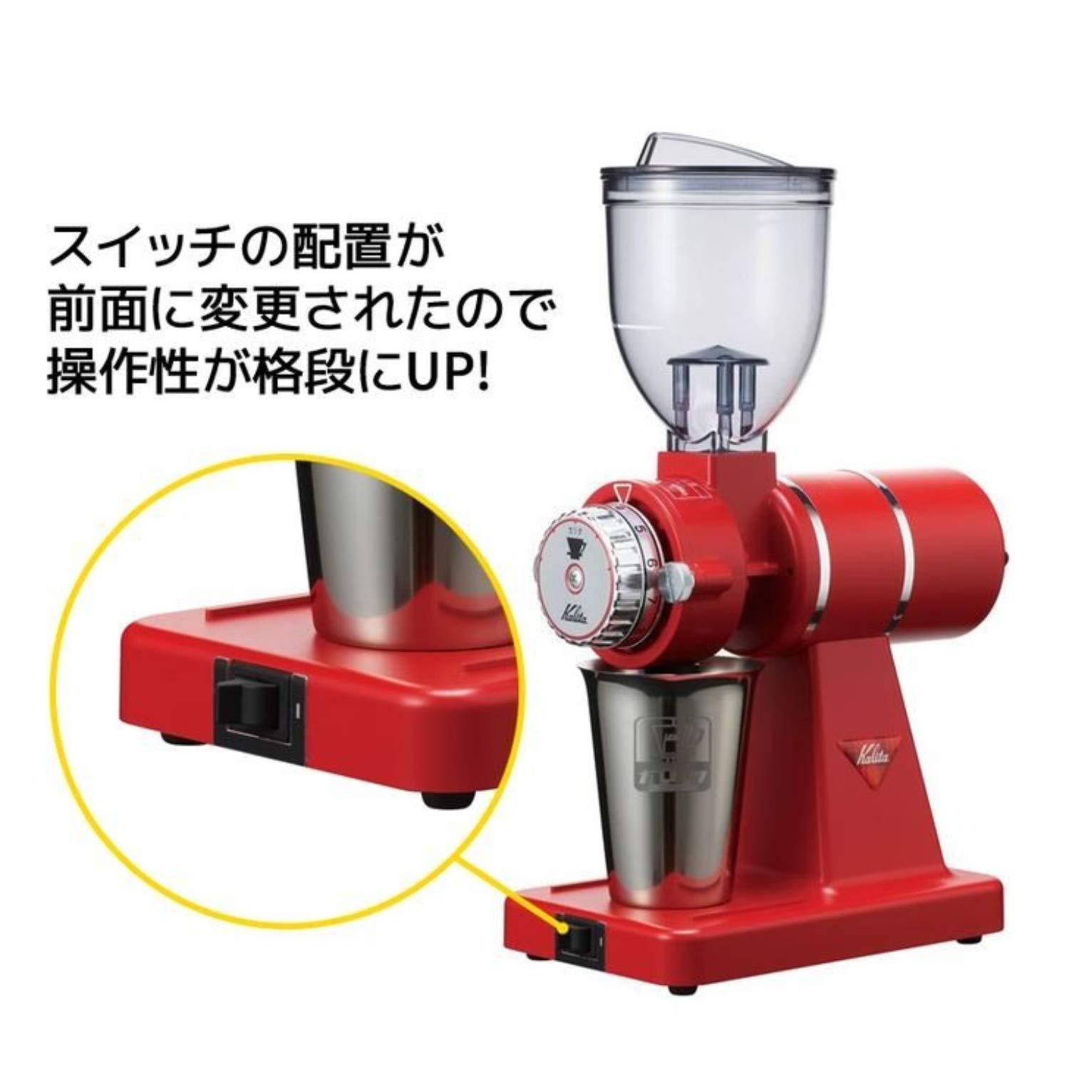 Amazon.co.jp: カリタ ナイスカットG ステンレス鋼 インディアンレッド  