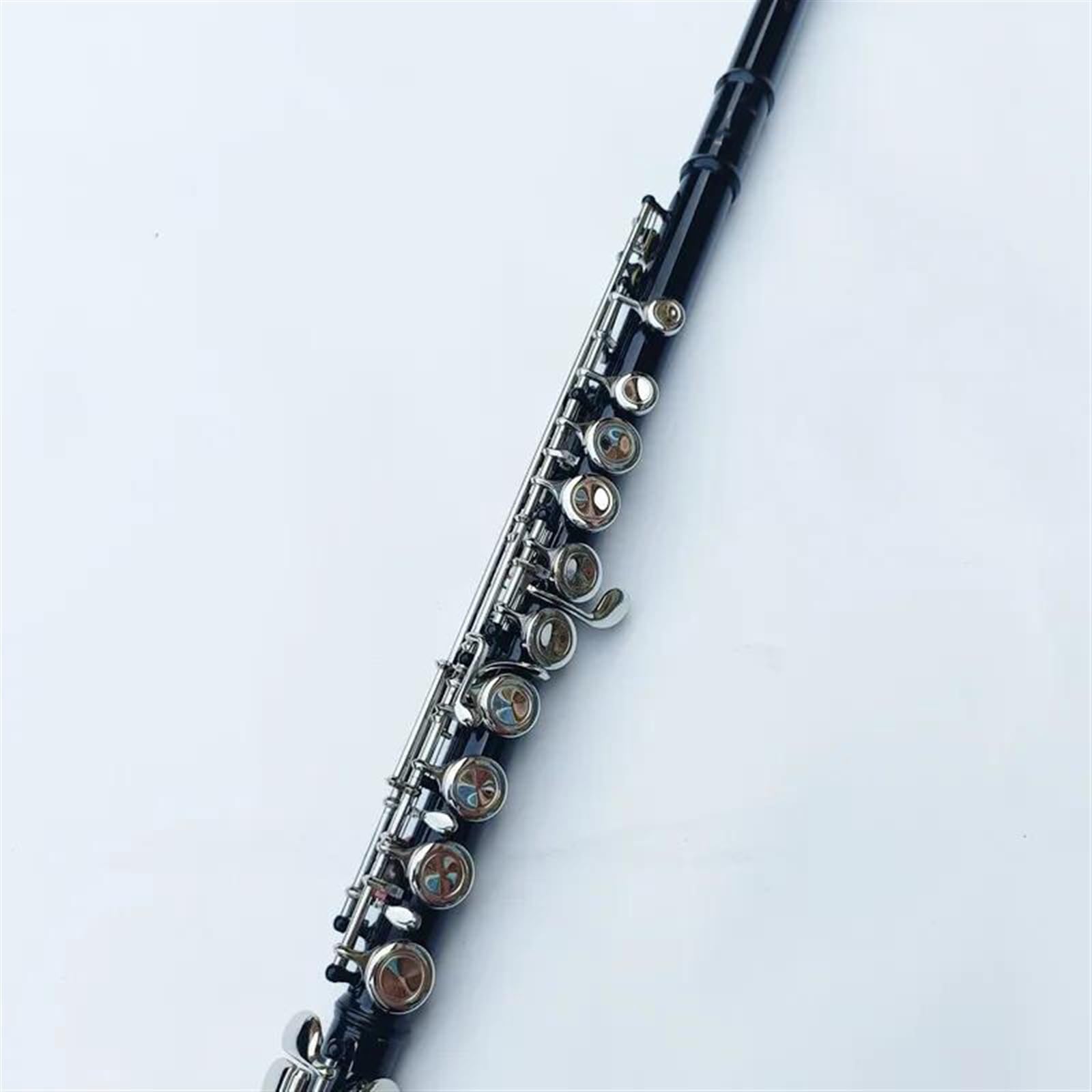 Flauto Traverso Flauto Nero A 16 Fori Strumento A Fiato Chiave Chiusa Aggiungi Il Tasto E Tono C Flauto Da Concerto Placcato In Nichel Con Custodia